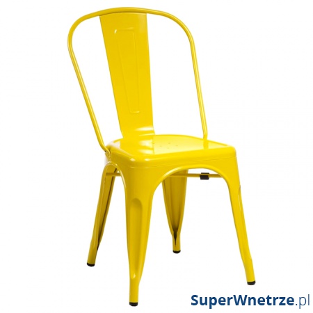 Krzesło D2 Paris żółte