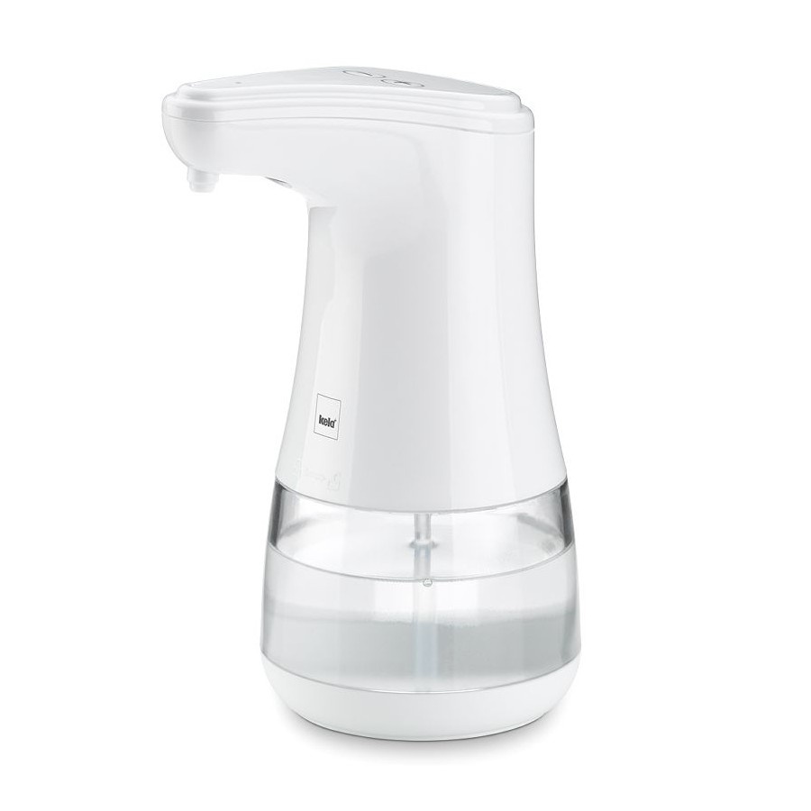 bezdotykowy dozownik do dezynfekcji 360 ml, śred. 9 x 19 cm, biały