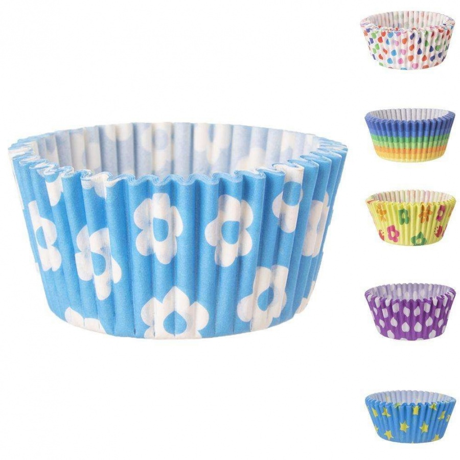 Foremki, papilotki do muffinek, babeczek, 6 cm, 80 sztuk