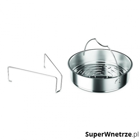Wkład do gotowania z dziurkami do szybkowaru 26cm Fissler srebrny