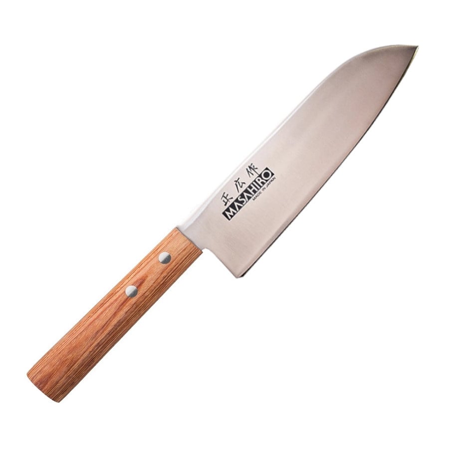 Nóż Masahiro Sankei Santoku 165mm brązowy [35921]