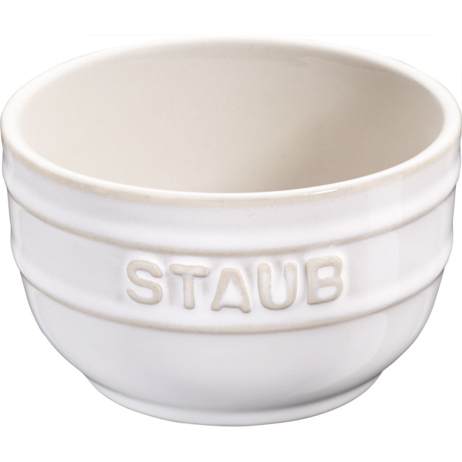 mini ramekin okrągły, 2 szt. 200 ml, kość słoniowa