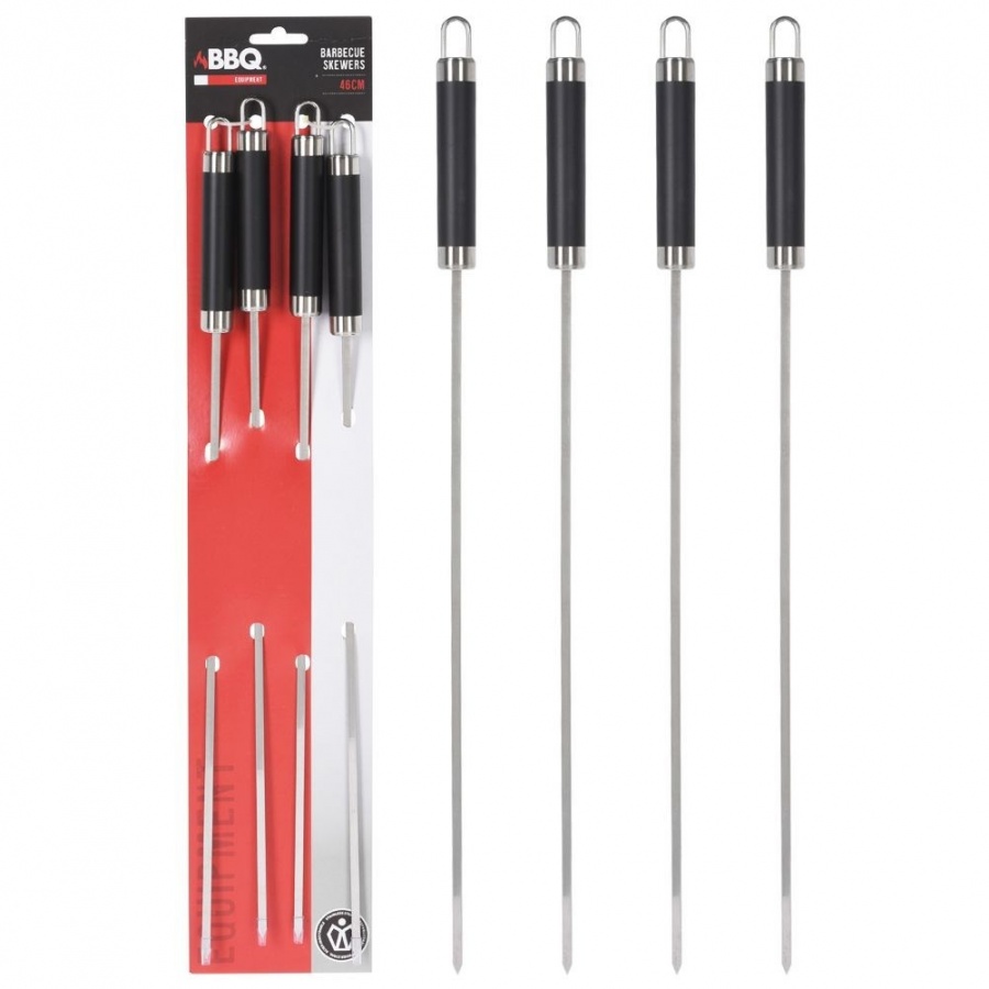 Szpikulce do szaszłyków stalowe 47 cm 4 szt.