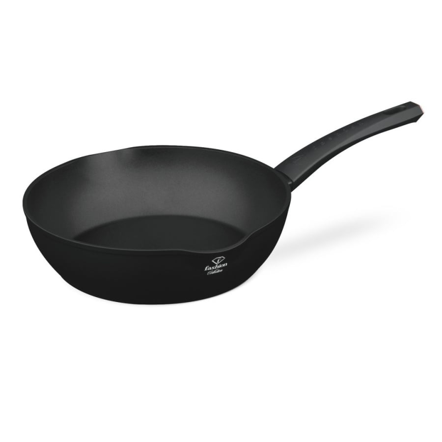 Patelnia głęboka 28 cm Fashion TV FTV-0029 Matte Black- Rose Gold