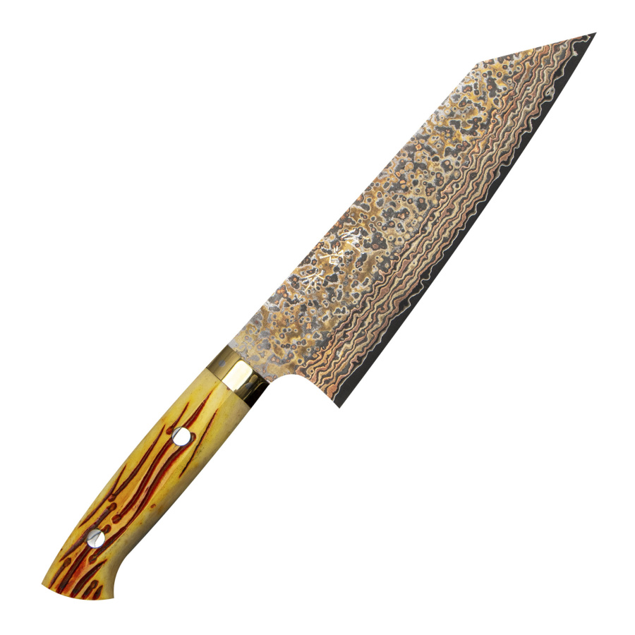 Takeshi saji obb black vg-10 color nóż bunka 17 cm