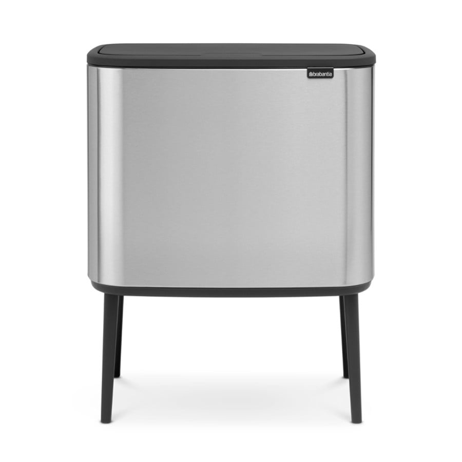 BRABANTIA 316081 - Bo Touch Bin - Kosz 3 x 11 l - 3 komory - Stal matowa FPP