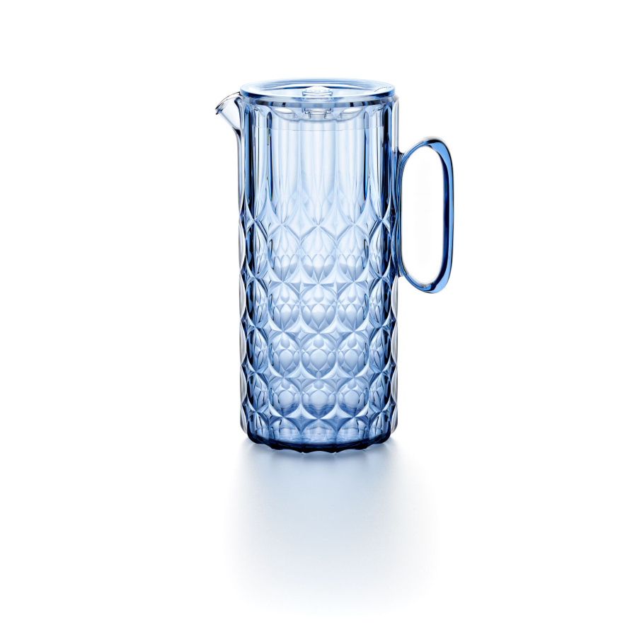 Dzbanek z pokrywką - niebieski denim