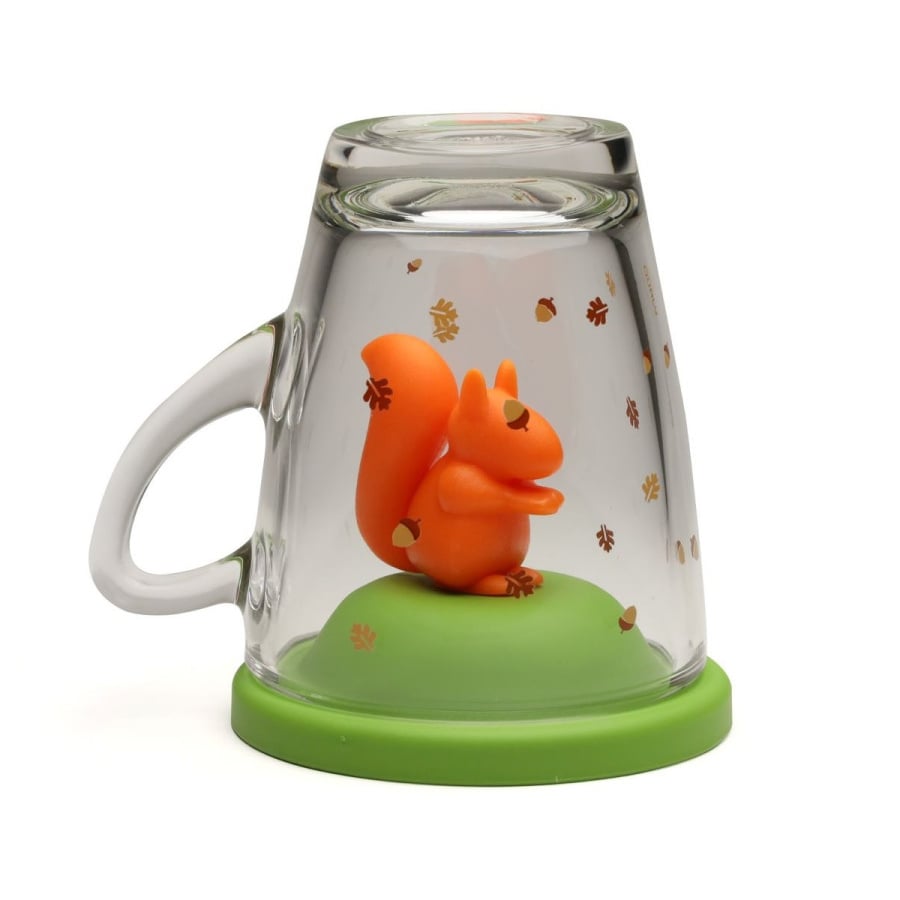 Kubek z pokrywką Wiewiórka 10428-GN-OR