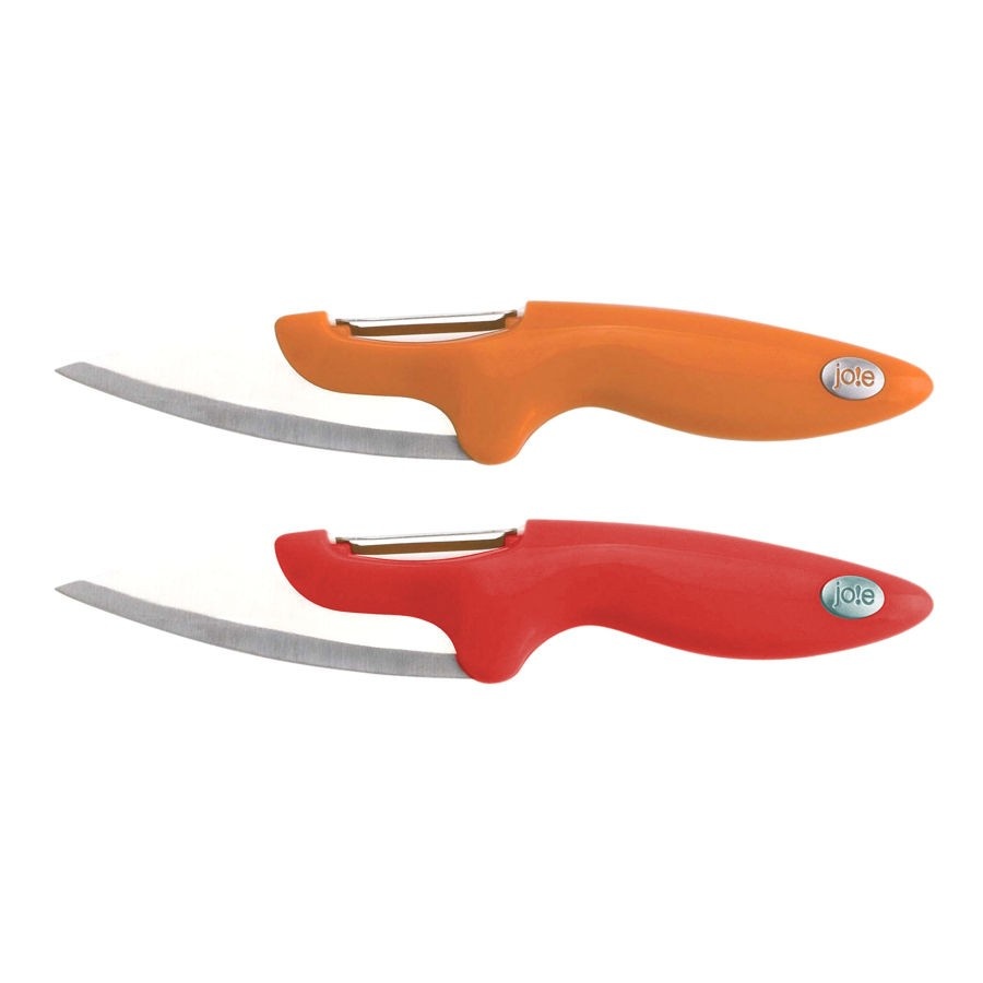 nóż z obierakiem do warzyw, 20 cm