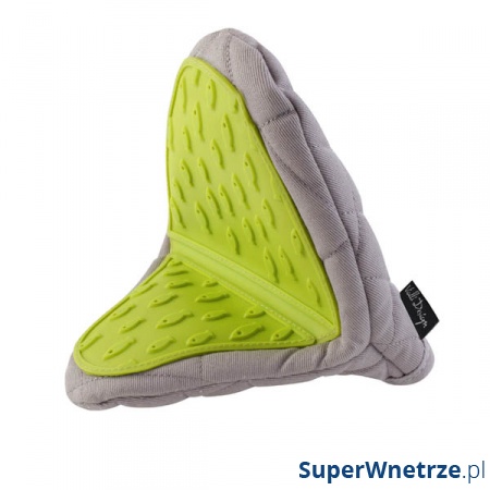 Rękawica kuchenna Vialli Design Livio szaro - zielona