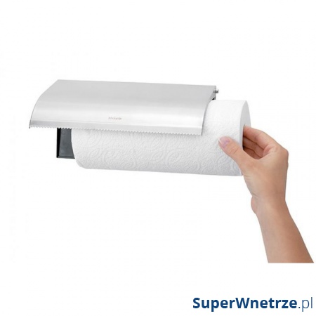 Wiszący uchwyt na ręcznik papierowy Brabantia stal matowa