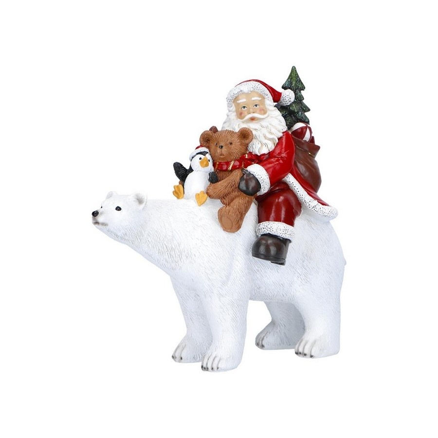 T-św. mikołaj na niedźwiedziu polarnym 24,5x11,5x2