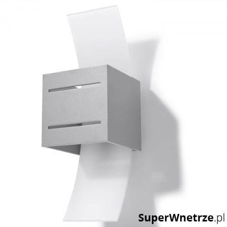 Kinkiet 10x12cm Sollux Lighting Loreto szary