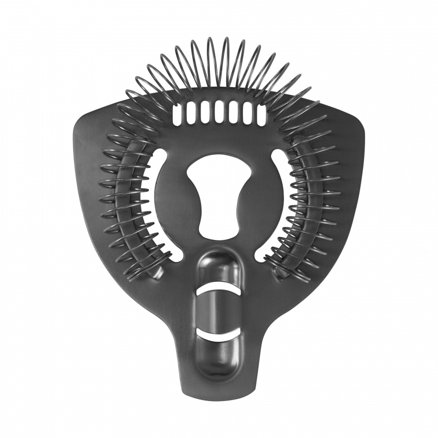 Sitko barmańskie, stal nierdzewna, 12,5 x 10,5 cm, ciemnoszare