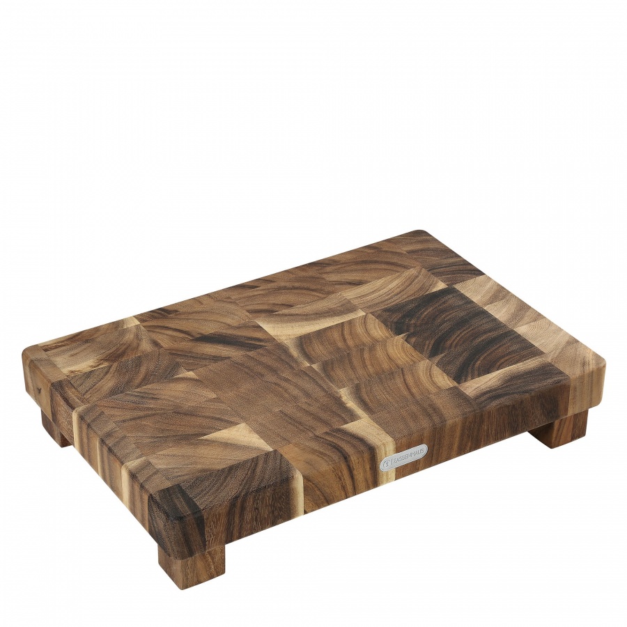 Blok do krojenia typu end grain, drewno akacji, 45 x 30 x 8,5 cm