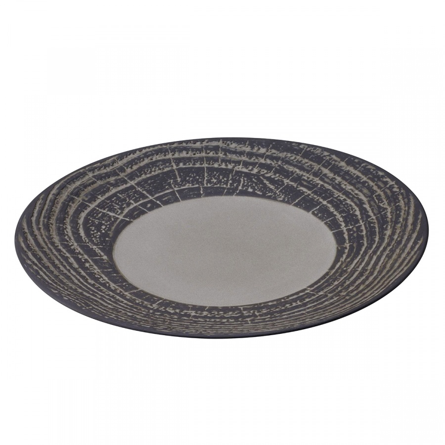 Arborescence talerz plaski 28 cm szary