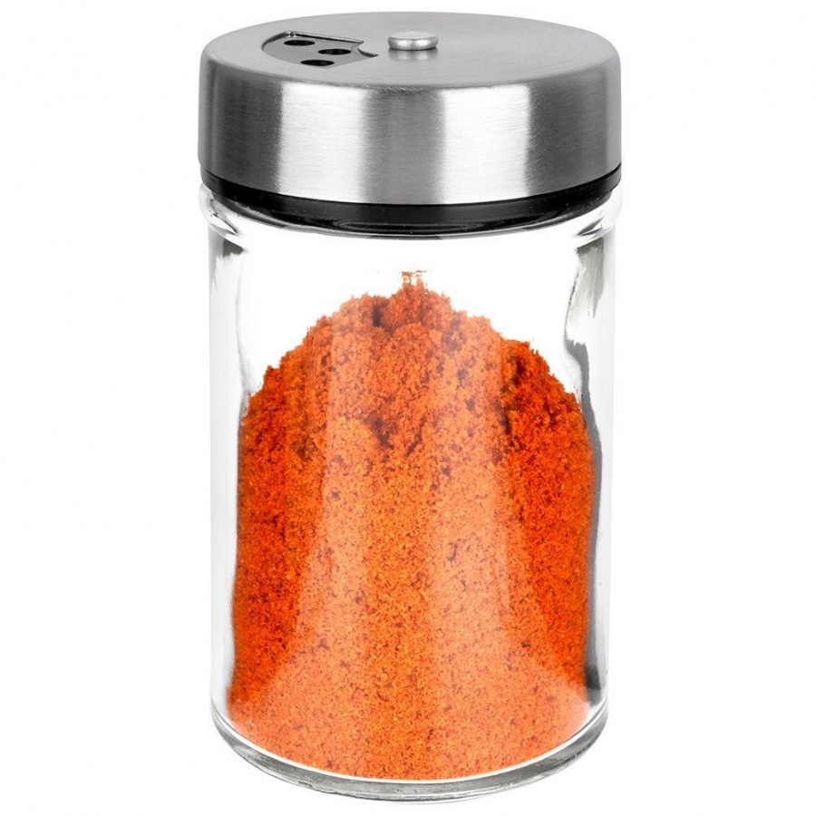 Pojemnik szklany na przyprawy z dozownikiem 100 ml