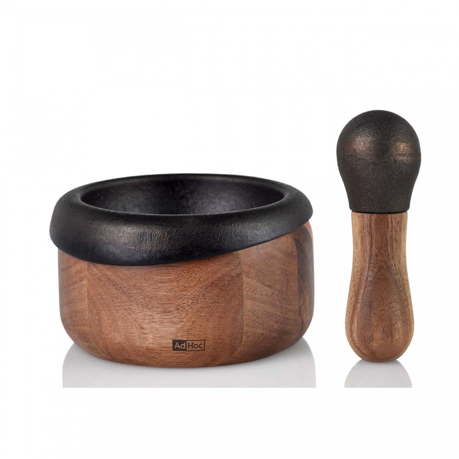 Moździerz żeliwny 13cm AdHoc Crush brązowy