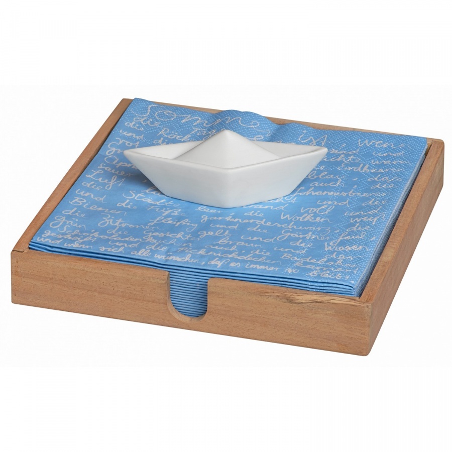 Serwetnik z obciążnikiem, łódka