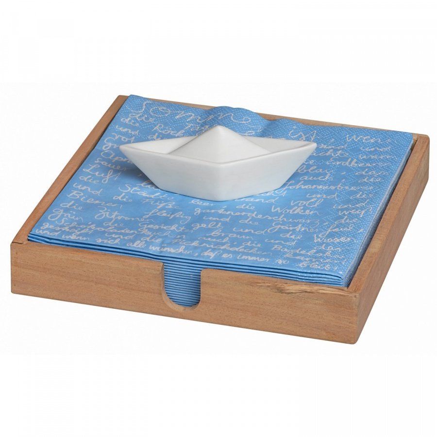 Serwetnik z obciążnikiem, łódka