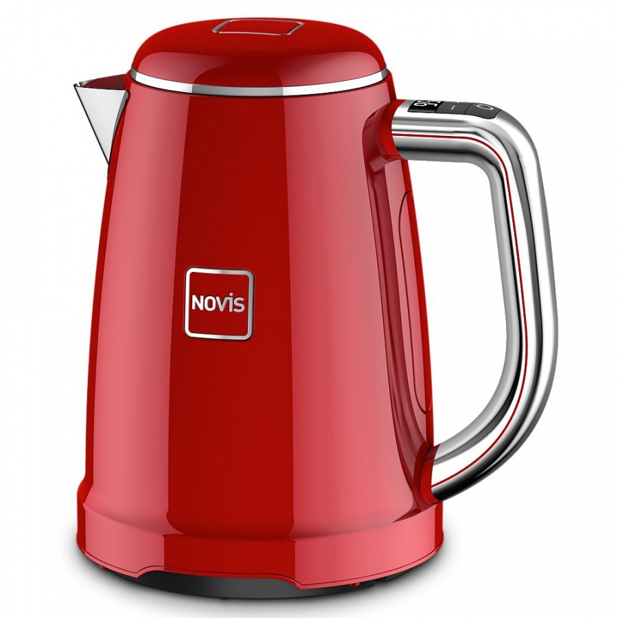 NOVIS - Iconic Line - Czajnik elektryczny KTC1 - 1,6 l - Czerwony