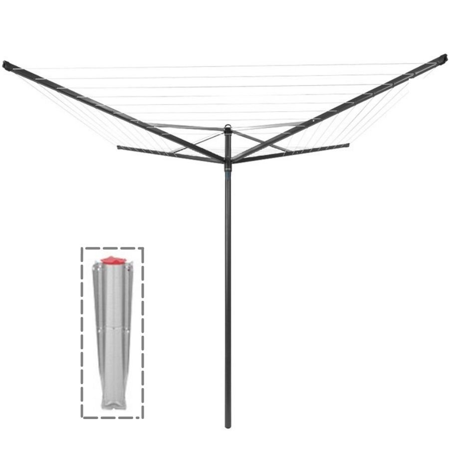 Suszarka ogrodowa TopSpinner 50m antracytowa 290343
