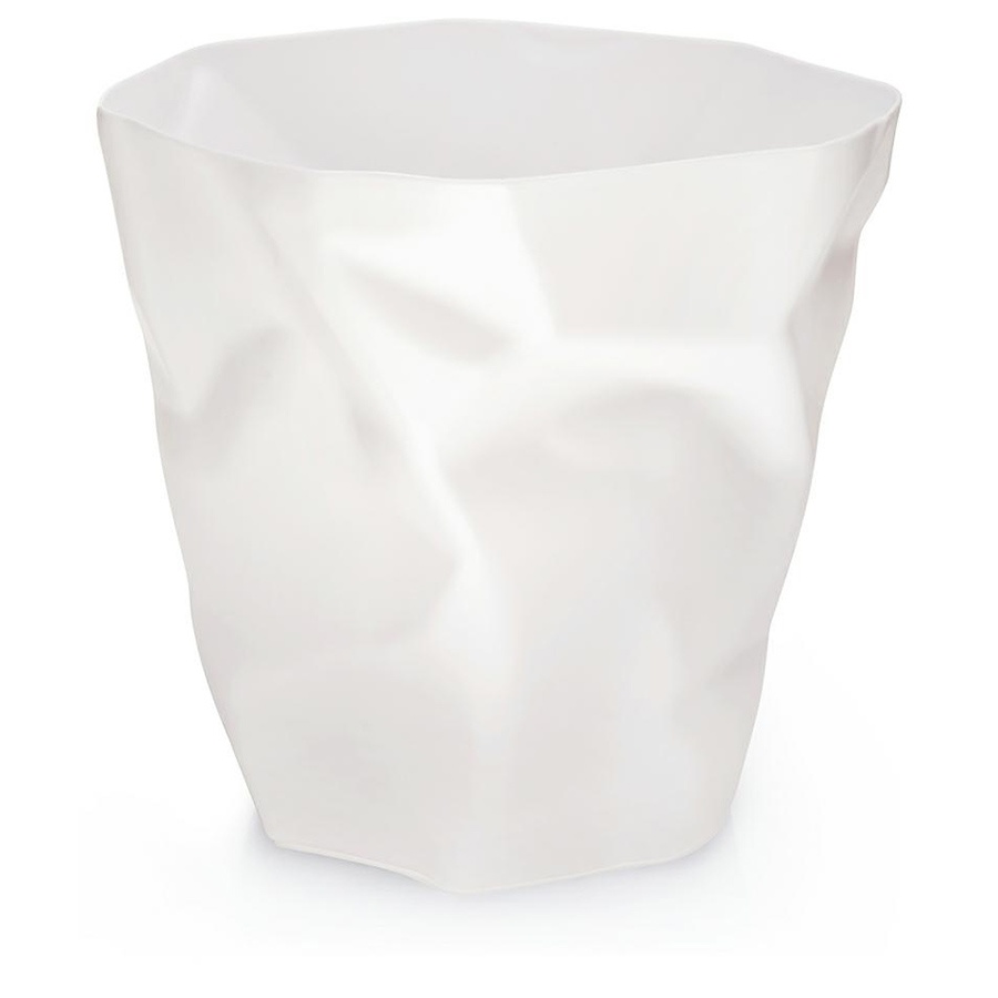 Kosz na śmieci PLAST biały