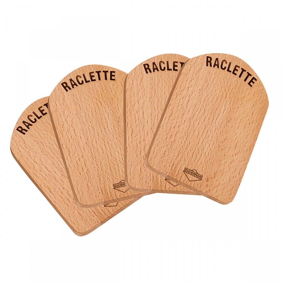 łopatki do raclette, 4 szt.