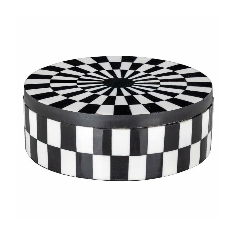 Richmond pojemnik dekoracyjny nore biało-czarny
