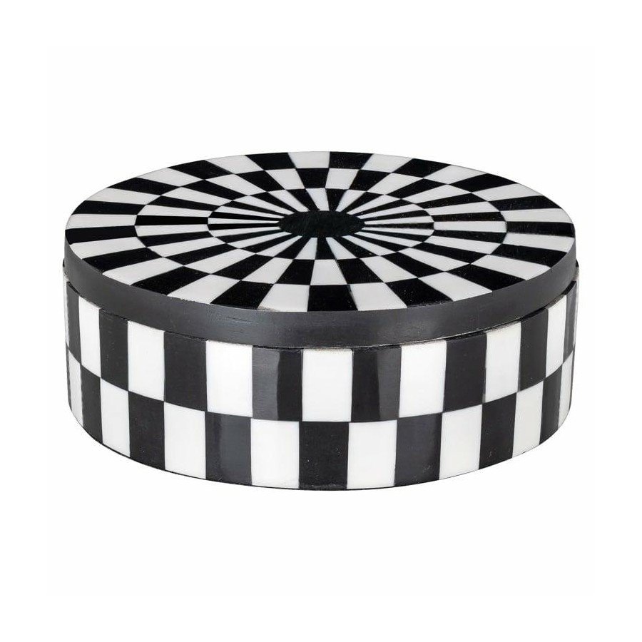 Richmond pojemnik dekoracyjny nore biało-czarny