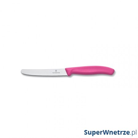 Nóż do pomidorów 11 cm Victorinox różowy