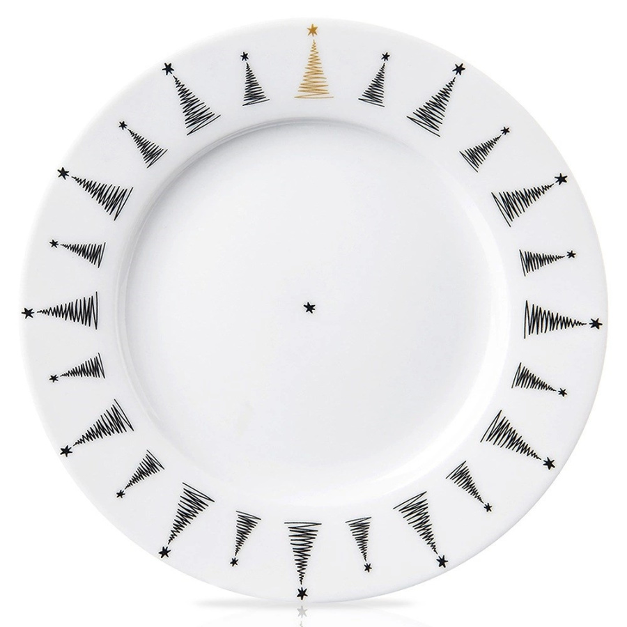 Talerz deserowy porcelanowy choinka 20 cm