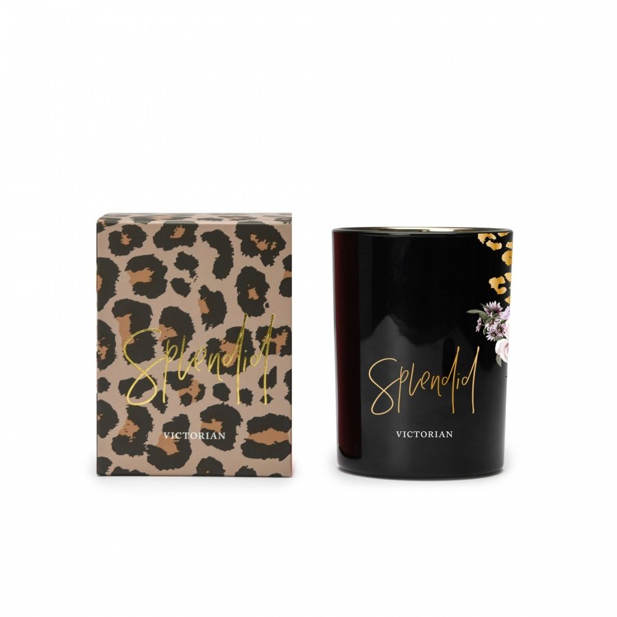 świeca zapachowa Splendid: czerwona porzeczka, do 45 godzin, śred. 8 x 10,5 cm