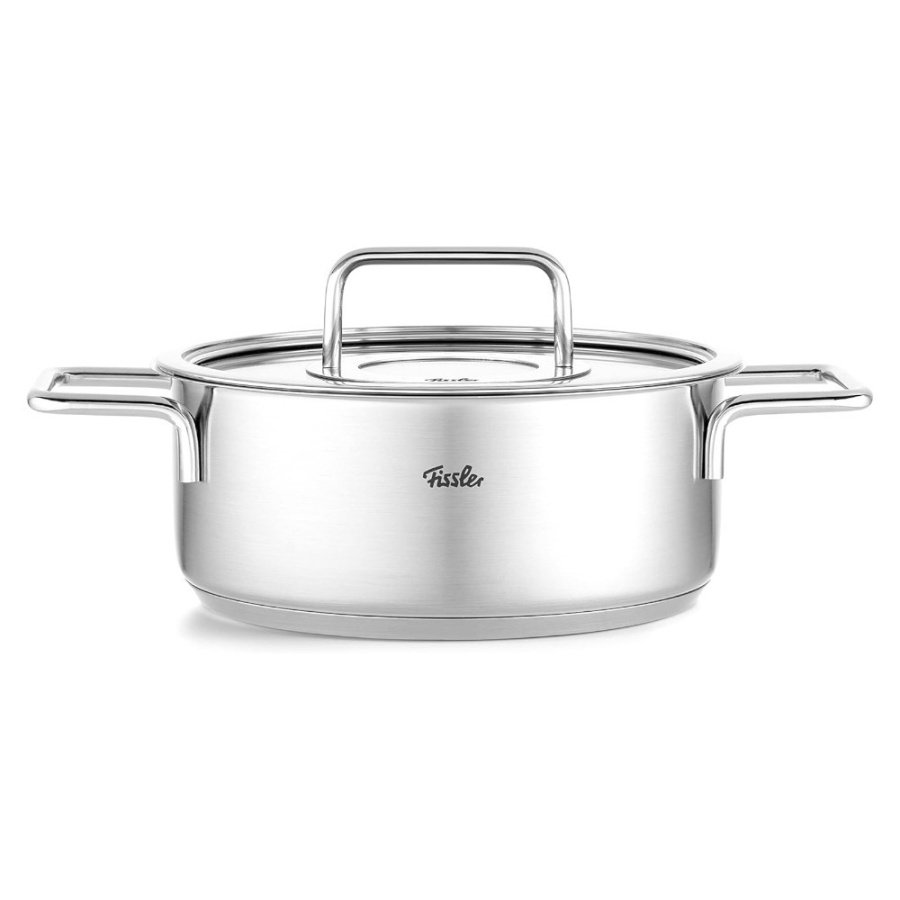 Fissler - pure collection® - garnek niski ze szklaną pokrywą - 24 cm