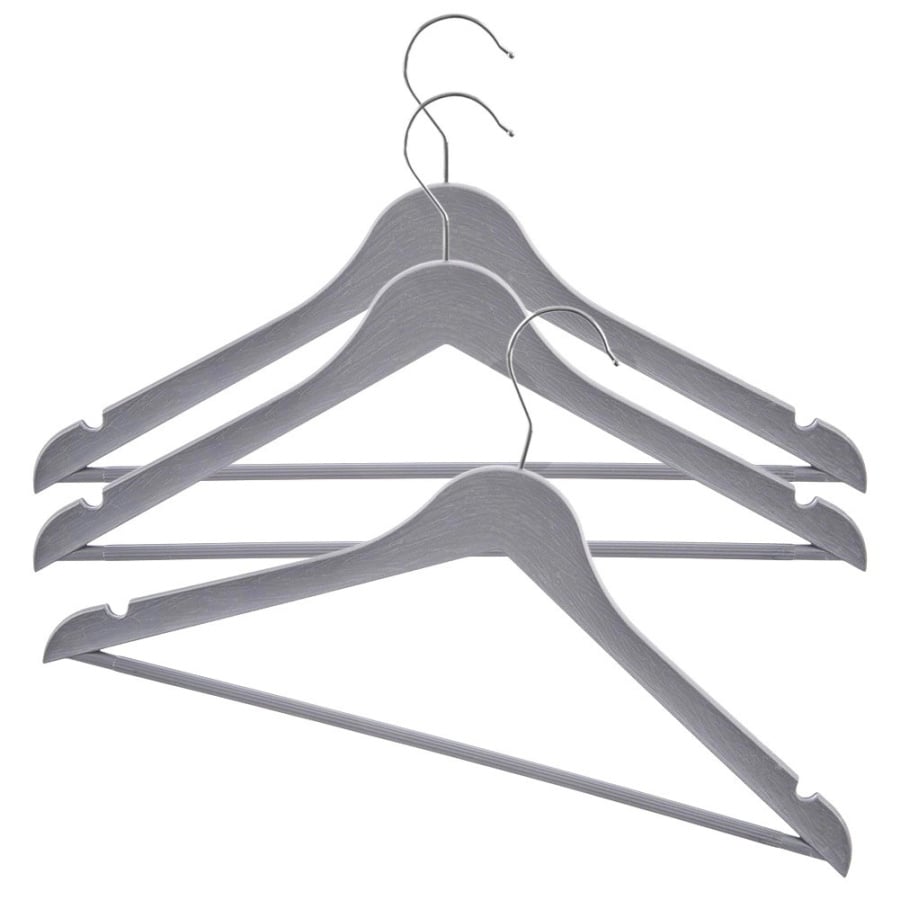 Wieszaki na ubrania szare obrotowe 42,5x24 cm 3 szt.