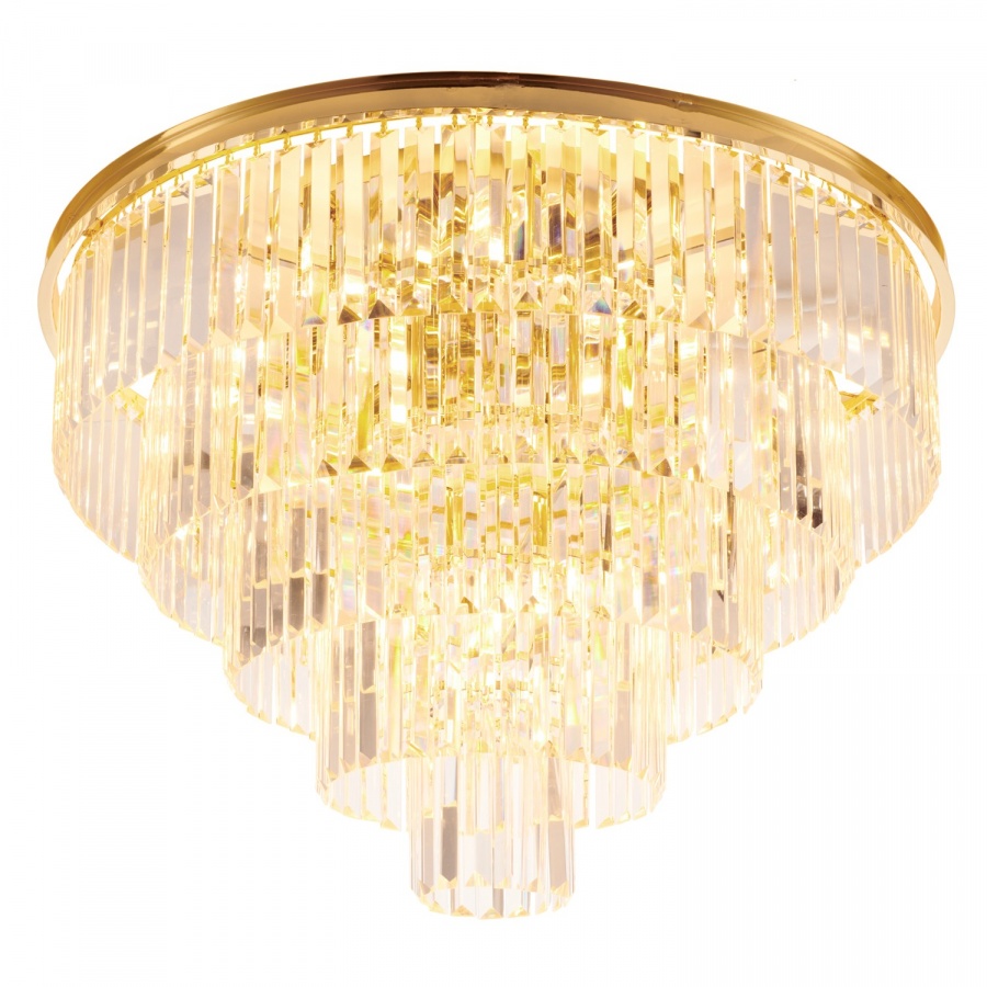 Plafon sufitowy splendore złoty 80 cm