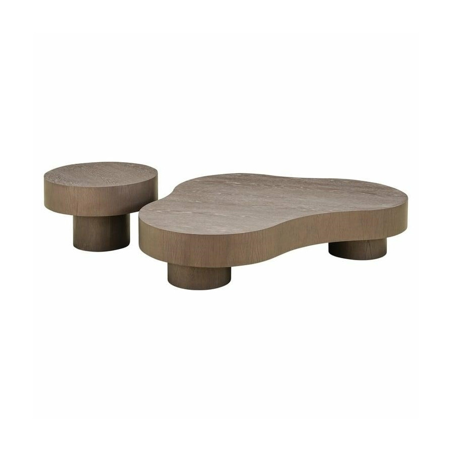 Richmond zestaw stolików kawowych bogor brązowy