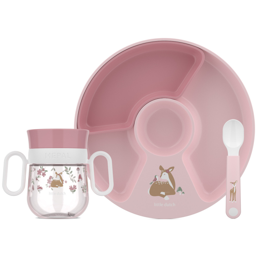 Dziecięcy zestaw obiadowy 3-szt. mio fairy garden 108040565406