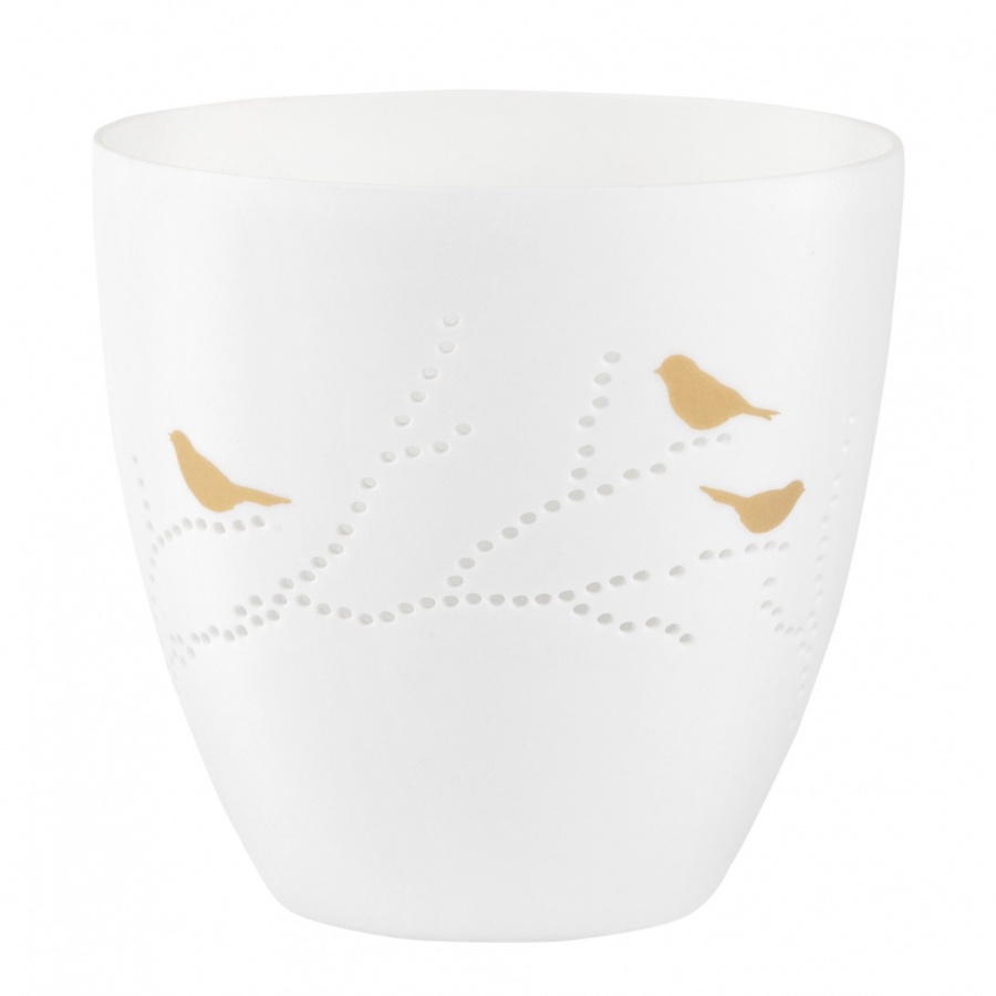 Świecznik na tealight, ptaki
