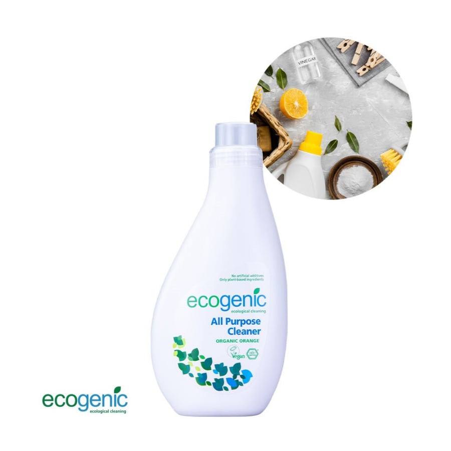 Ecogenic, Uniwersalny płyn do czyszczenia różnych powierzchni, Pomarańcza, 1000 ml