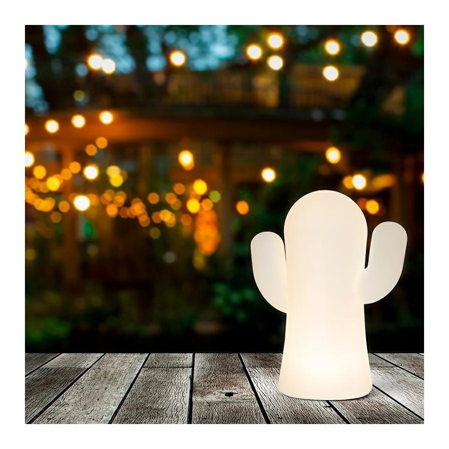 NEW GARDEN lampa ogrodowa PANCHITO BLANCO INDOOR & OUTDOOR biała