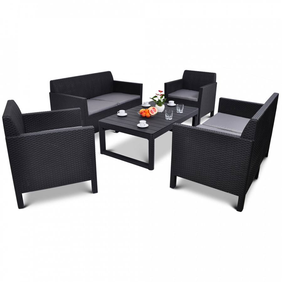 Zestaw Mebli Orlando FIESTA Lyon : Kolor - grafit/szary