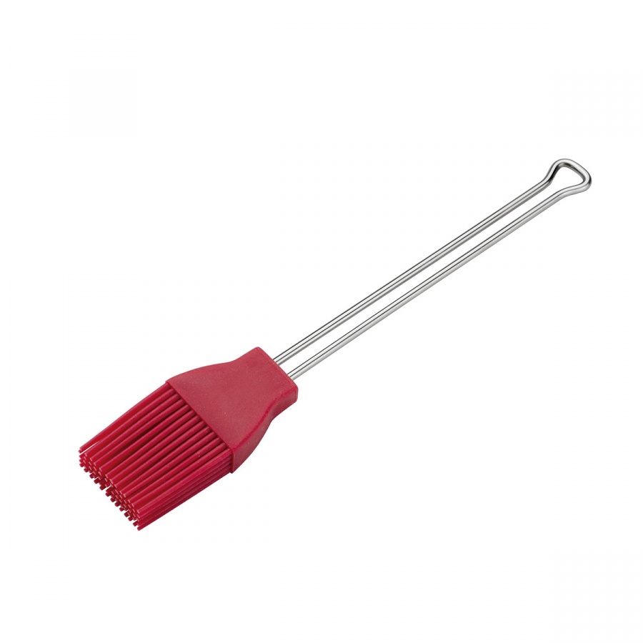 pędzel kuchenny, stal nierdzewna/silikon, 20 cm
