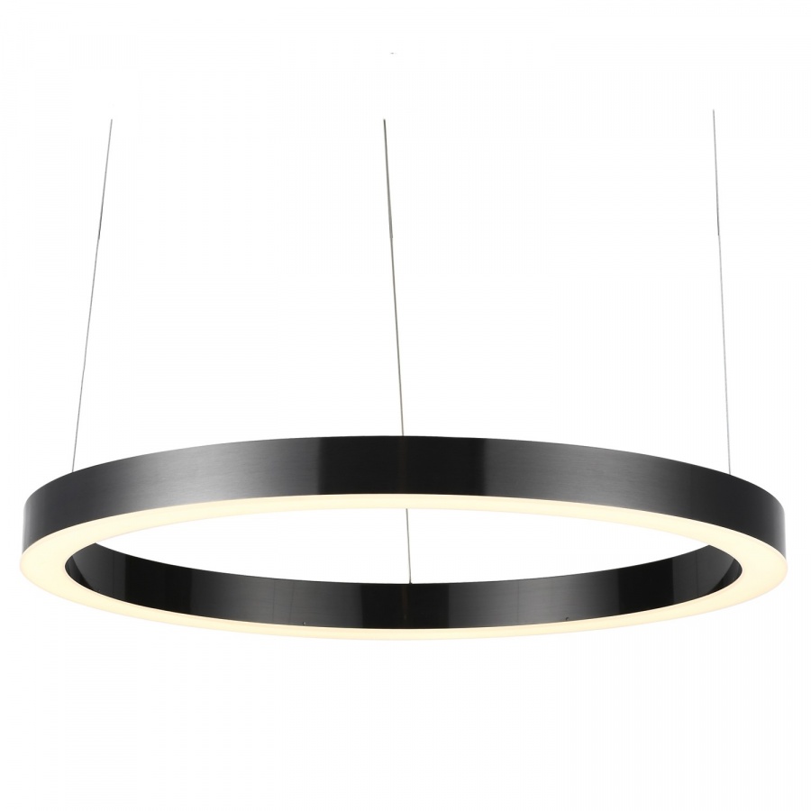 Lampa wisząca circle 120 led tytan szczotkowany 120 cm