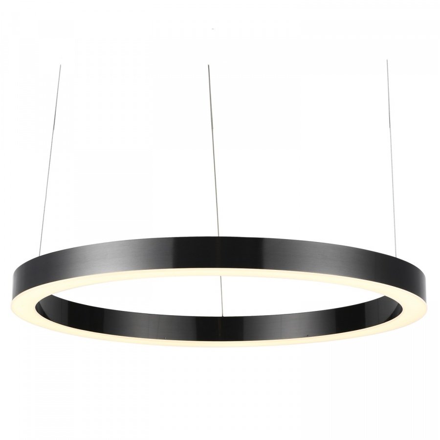 Lampa wisząca circle 120 led tytan szczotkowany 120 cm