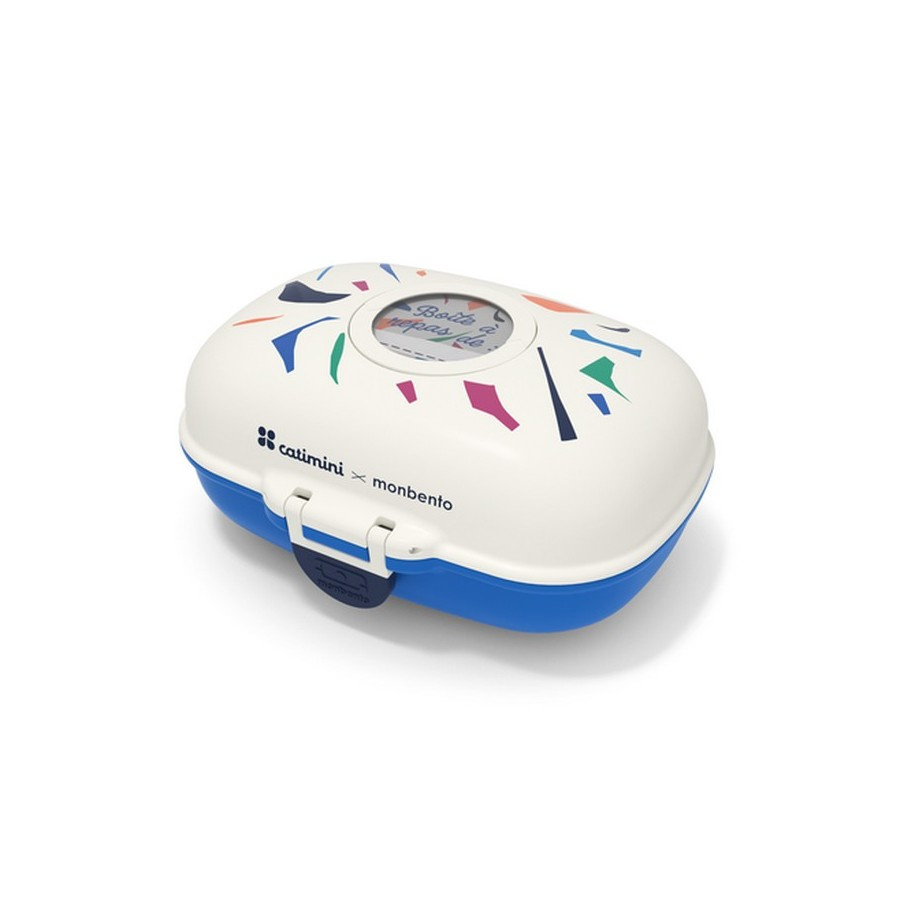 Mb-lunchbox dziecięcy gram,catimini blue terrazzo
