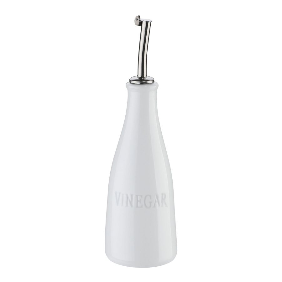 Dozownik do octu, porcelana/stal nierdzewna, 0,25 l, śred. 7 x 23,5 cm