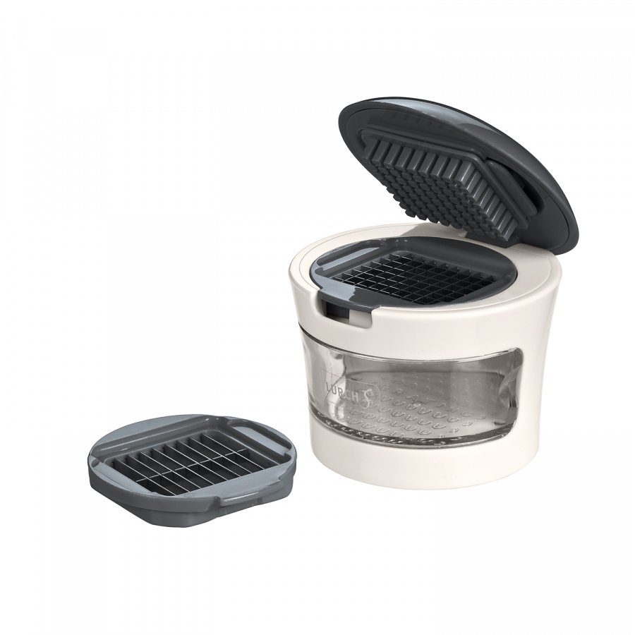 Siekacz do małych warzyw 3w1 Lurch biało-szary