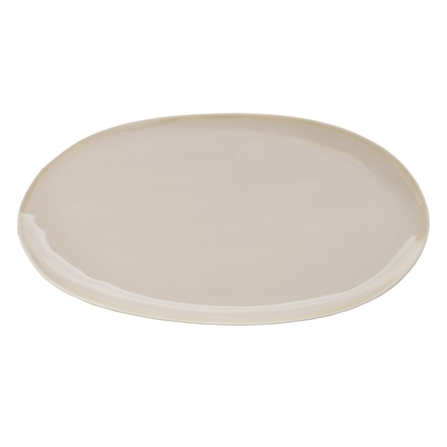 Eter talerz owalny 43x22,5 cm, beżowy