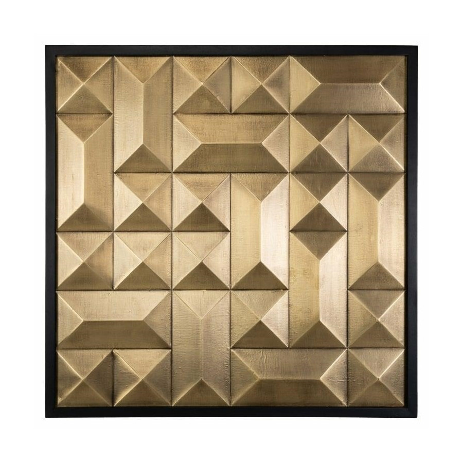 Richmond obraz tetro 93,5x93,5cm złoty